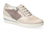 chaussure mobils lacets patrizia beige